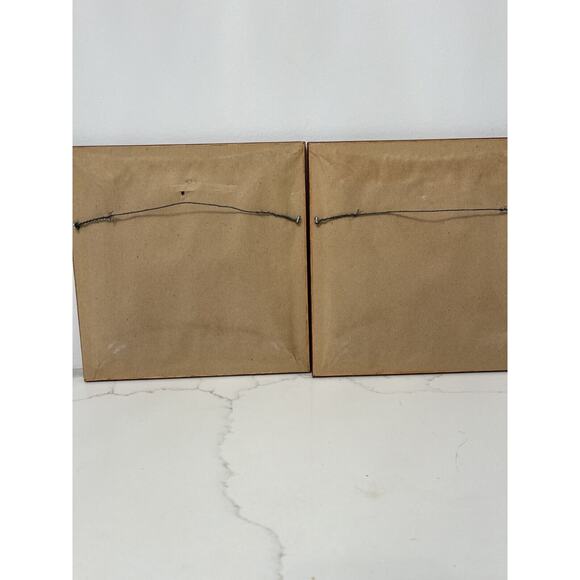 Needlepoint Art of Vegetables Framed Matted - 2 pieces eas. 9x9" - Picture 4 of 4